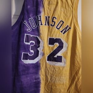 Men's Mitchell and Ness Magic Johnson tank top size large